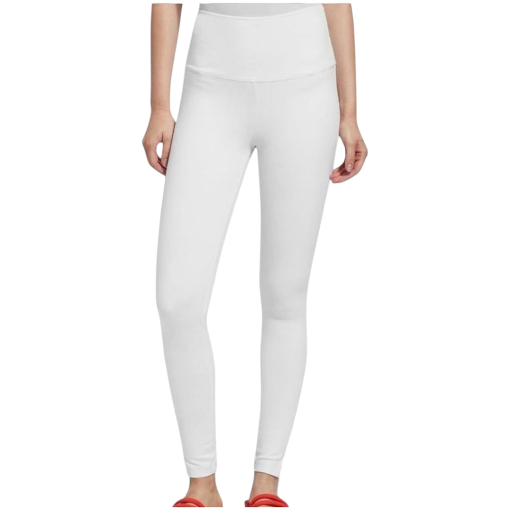 Lysse XS High Waist Stretch Denim Leggings White Skinny